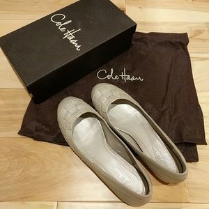 Cole Haan Nike Air Aidan Leather Ballet Flats